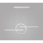M7190 Kitesurf Centre Loop Linear Pendant 50W LED White