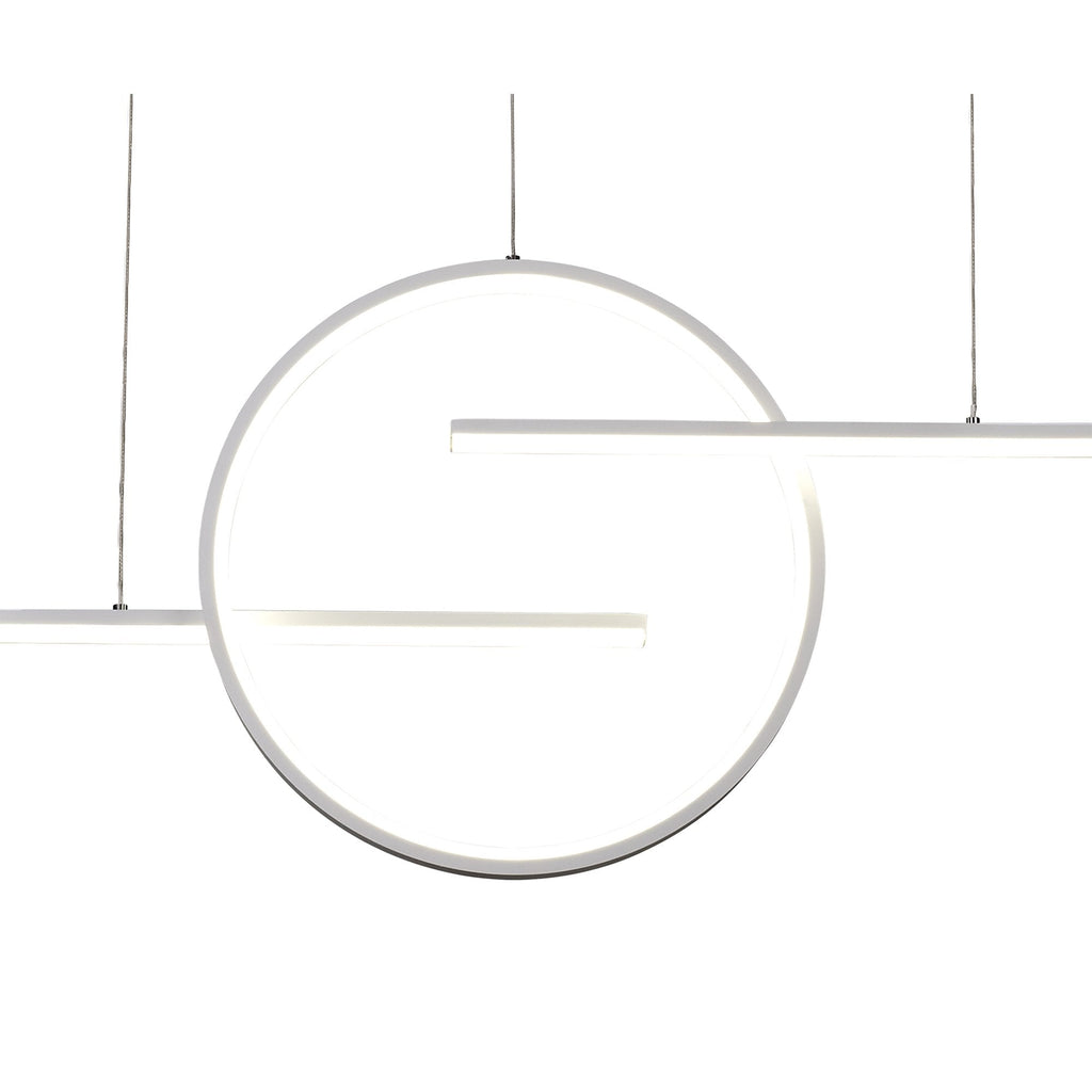 M7190 Kitesurf Centre Loop Linear Pendant 50W LED White