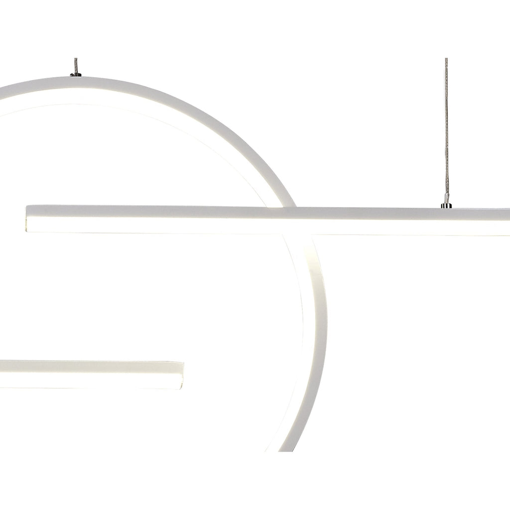 M7190 Kitesurf Centre Loop Linear Pendant 50W LED White