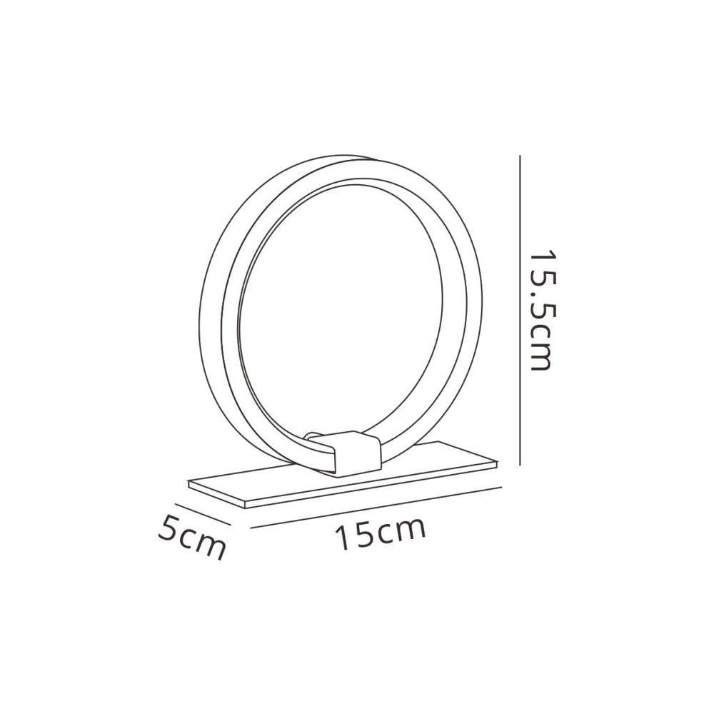 M7145 Kitesurf Table Lamp 8W LED Black