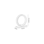M7195 Kitesurf Table Lamp 8W LED White