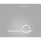 M8208 Kitesurf Loop Over Linear Pendant Dimmable 30W LED White