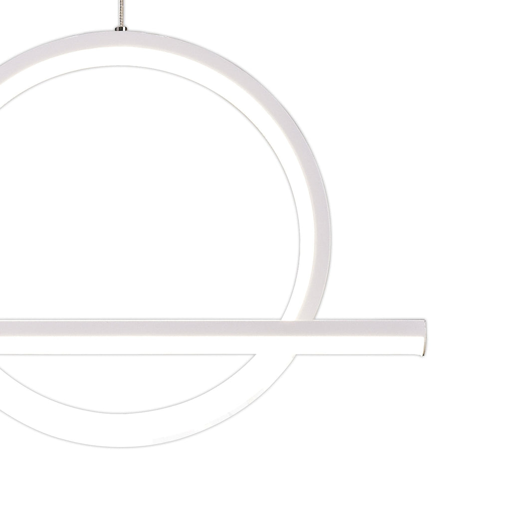 M8208 Kitesurf Loop Over Linear Pendant Dimmable 30W LED White