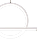 M8208 Kitesurf Loop Over Linear Pendant Dimmable 30W LED White