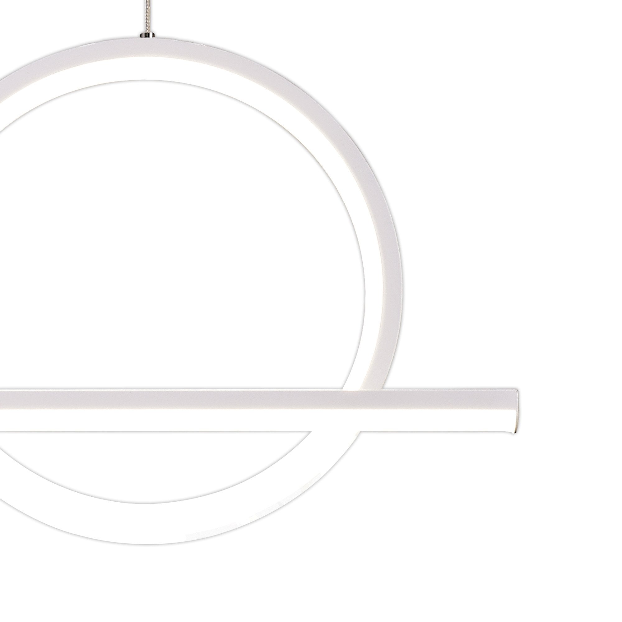 M8208 Kitesurf Loop Over Linear Pendant Dimmable 30W LED White