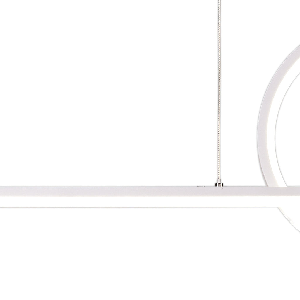 M8208 Kitesurf Loop Over Linear Pendant Dimmable 30W LED White