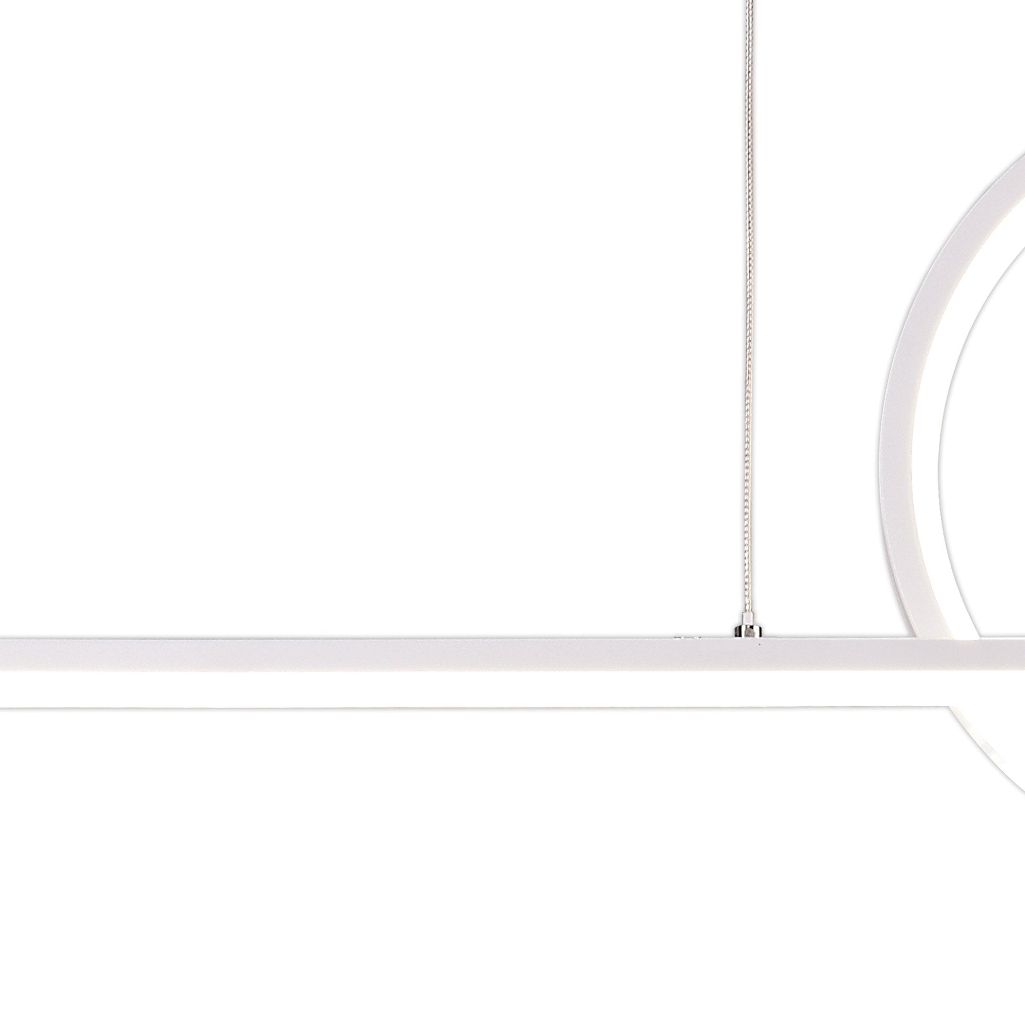 M8208 Kitesurf Loop Over Linear Pendant Dimmable 30W LED White