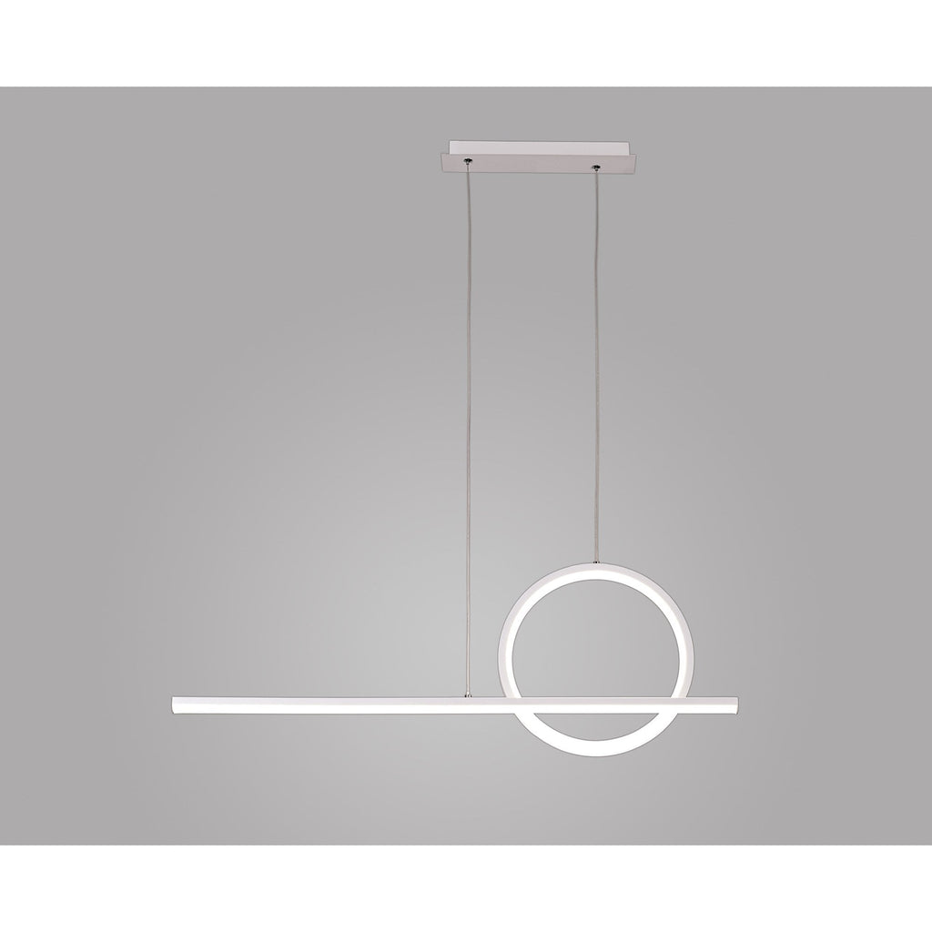 M7192 Kitesurf Loop Over Linear Pendant 30W LED White
