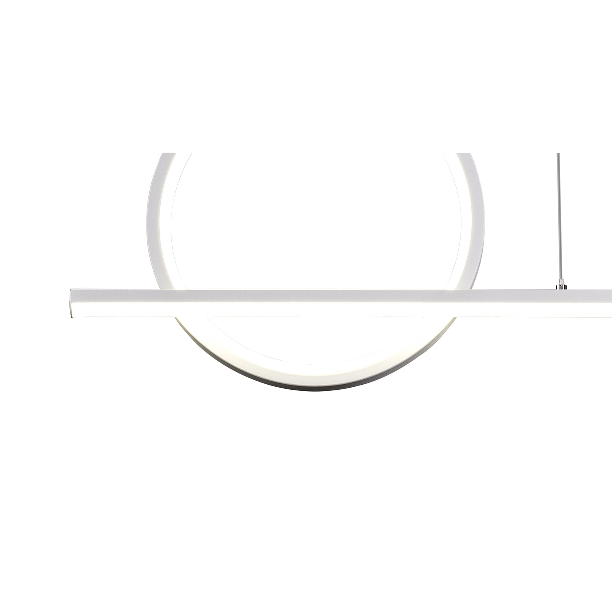 M7192 Kitesurf Loop Over Linear Pendant 30W LED White