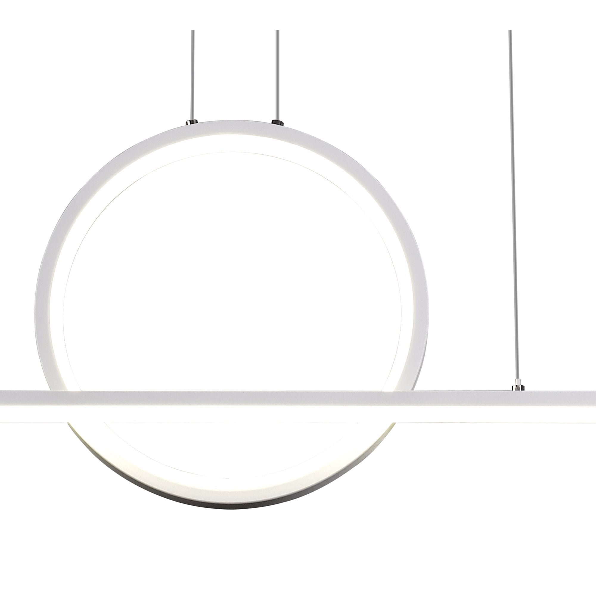 M7192 Kitesurf Loop Over Linear Pendant 30W LED White
