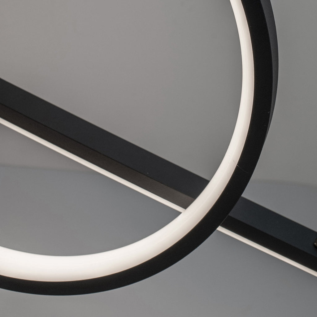 M7142 Kitesurf Loop Over Linear Pendant 30W LED Black