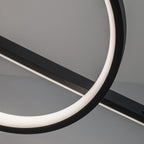 M7142 Kitesurf Loop Over Linear Pendant 30W LED Black