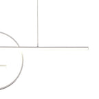 M8206 Kitesurf Centre Loop Linear Pendant Dimmable 50W LED White