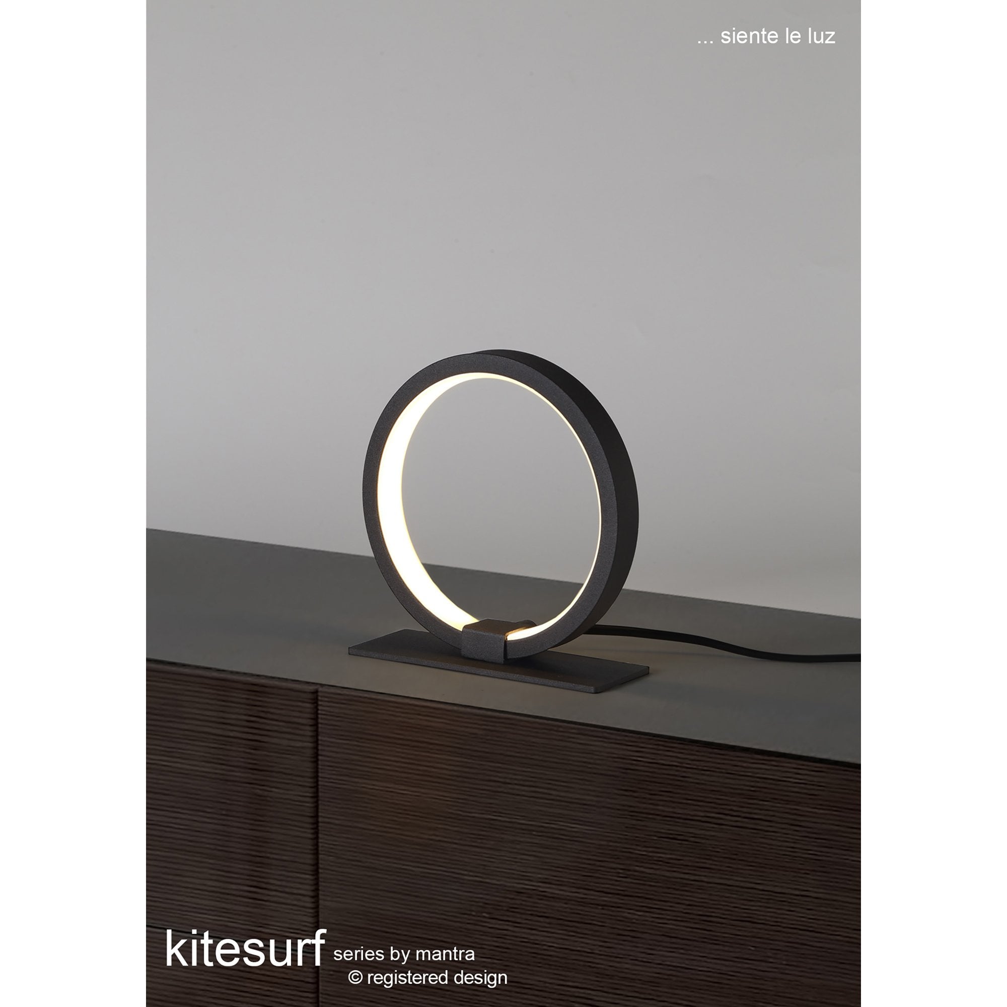 M7146 Kitesurf Floor Lamp 24W LED Black