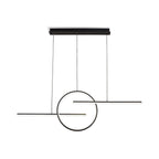 M7140 Kitesurf Centre Loop Linear Pendant 50W LED Black