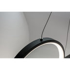 M7140 Kitesurf Centre Loop Linear Pendant 50W LED Black