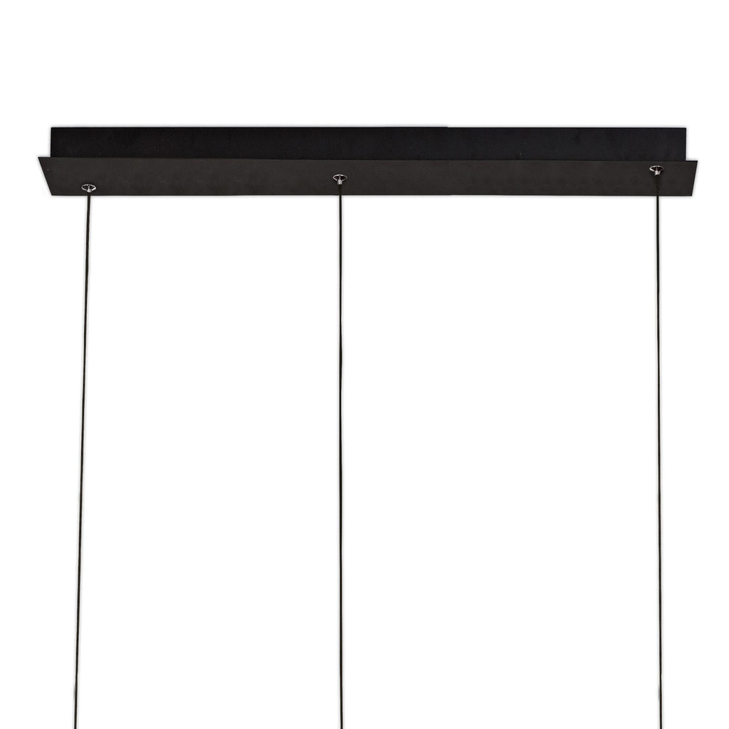 M8205 Kitesurf Centre Loop Linear Pendant Dimmable 50W LED Black