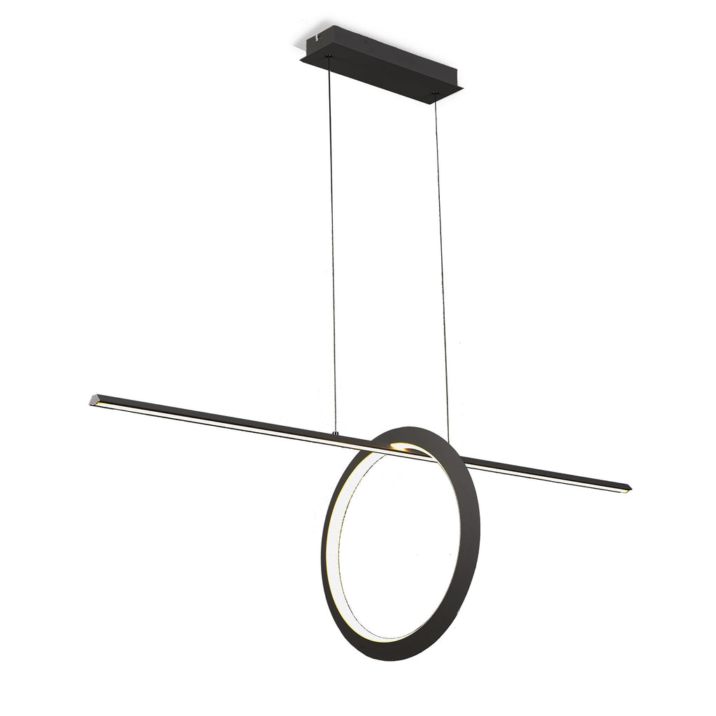 M7143 Kitesurf Loop Under Linear Pendant 30W LED Black