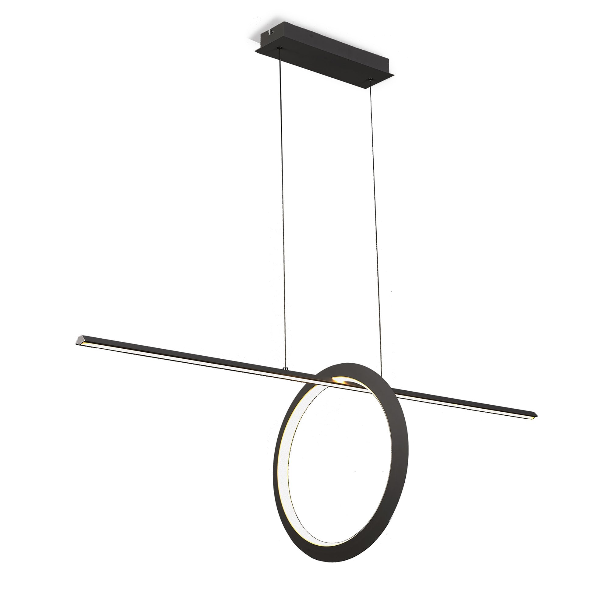 M7143 Kitesurf Loop Under Linear Pendant 30W LED Black