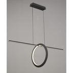 M7143 Kitesurf Loop Under Linear Pendant 30W LED Black