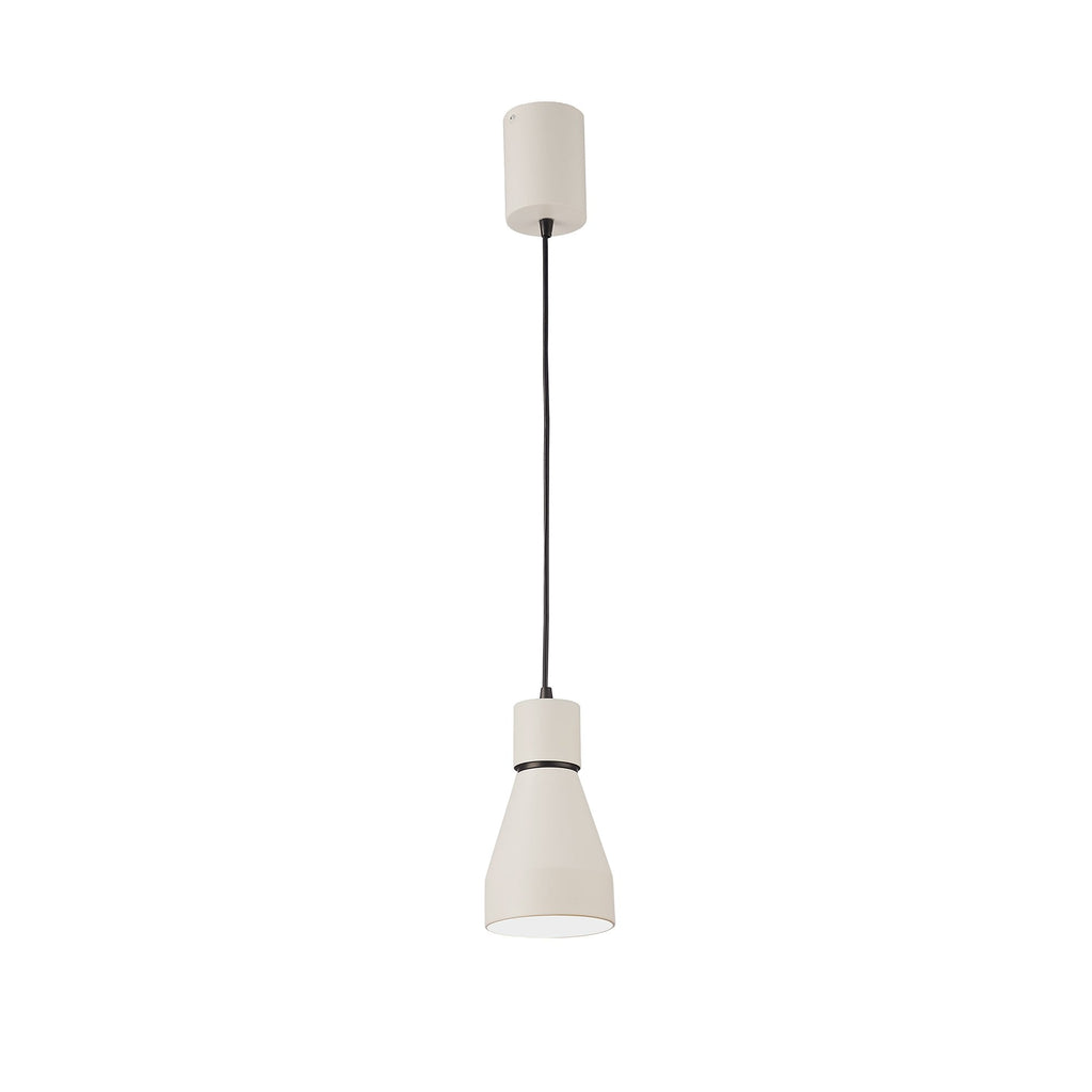 M5621 Kos Pendant Small 11cm Round 1 x E27 Matt White