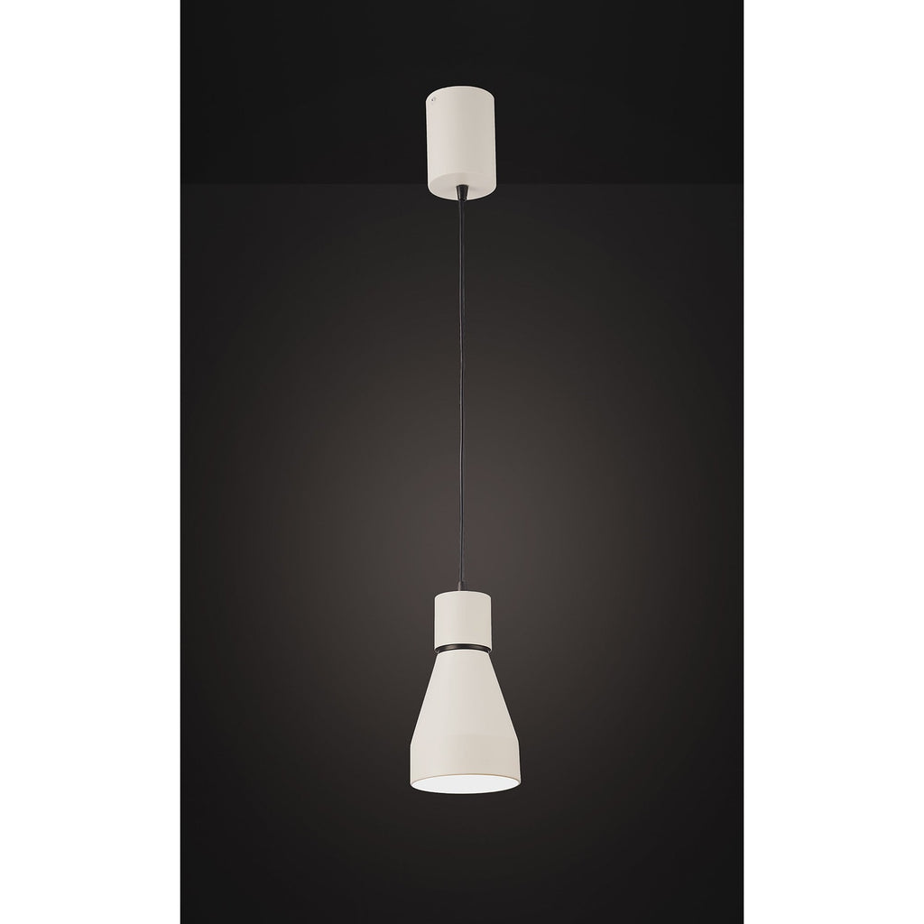 M5621 Kos Pendant Small 11cm Round 1 x E27 Matt White