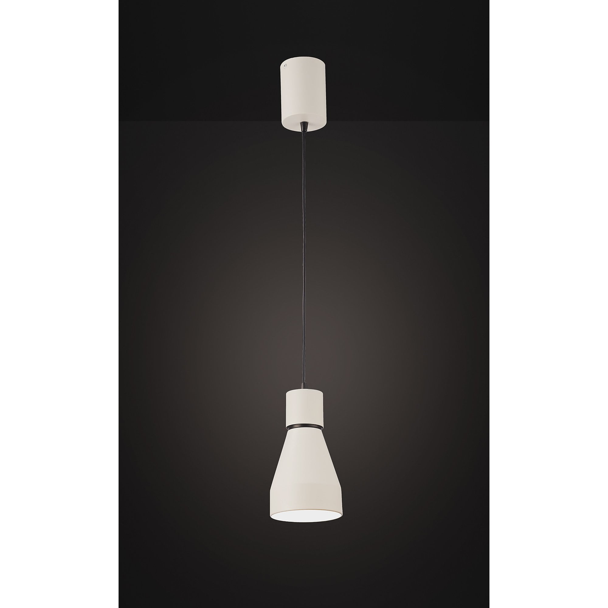 M5621 Kos Pendant Small 11cm Round 1 x E27 Matt White