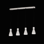 M5840 Kos Linear Pendant 4L 4 x E27 Max 40W White / Black