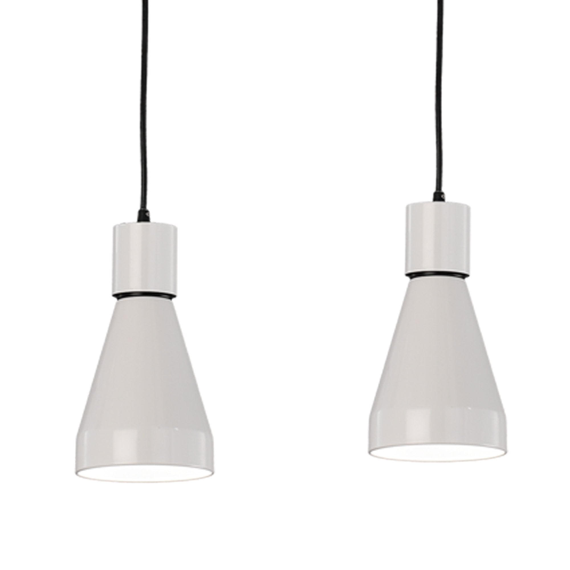 M5840 Kos Linear Pendant 4L 4 x E27 Max 40W White / Black