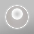 M6456 Krater Ceiling 40cm Round 36W LED 3000-6000K Tuneable Remote Control White