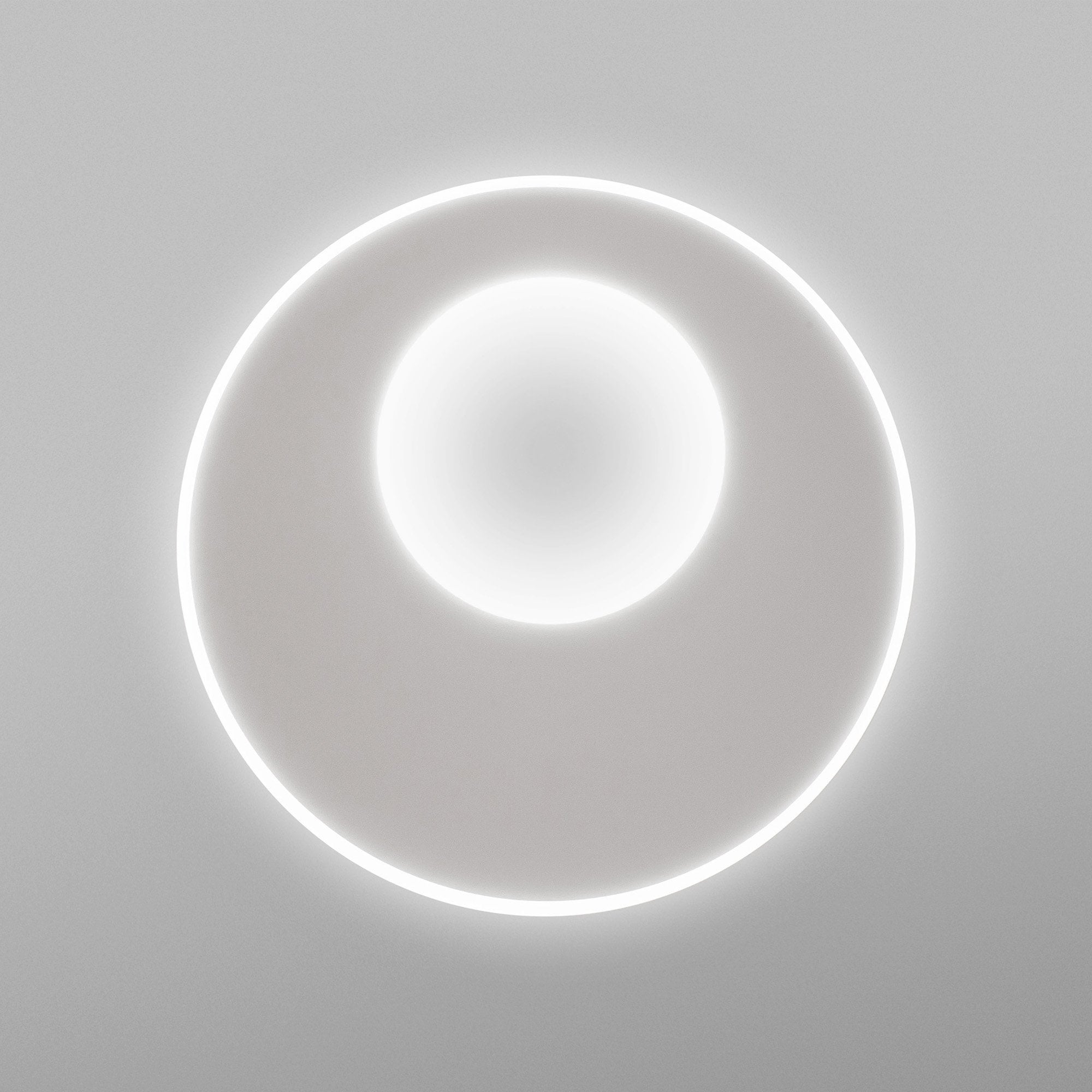 M6456 Krater Ceiling 40cm Round 36W LED 3000-6000K Tuneable Remote Control White