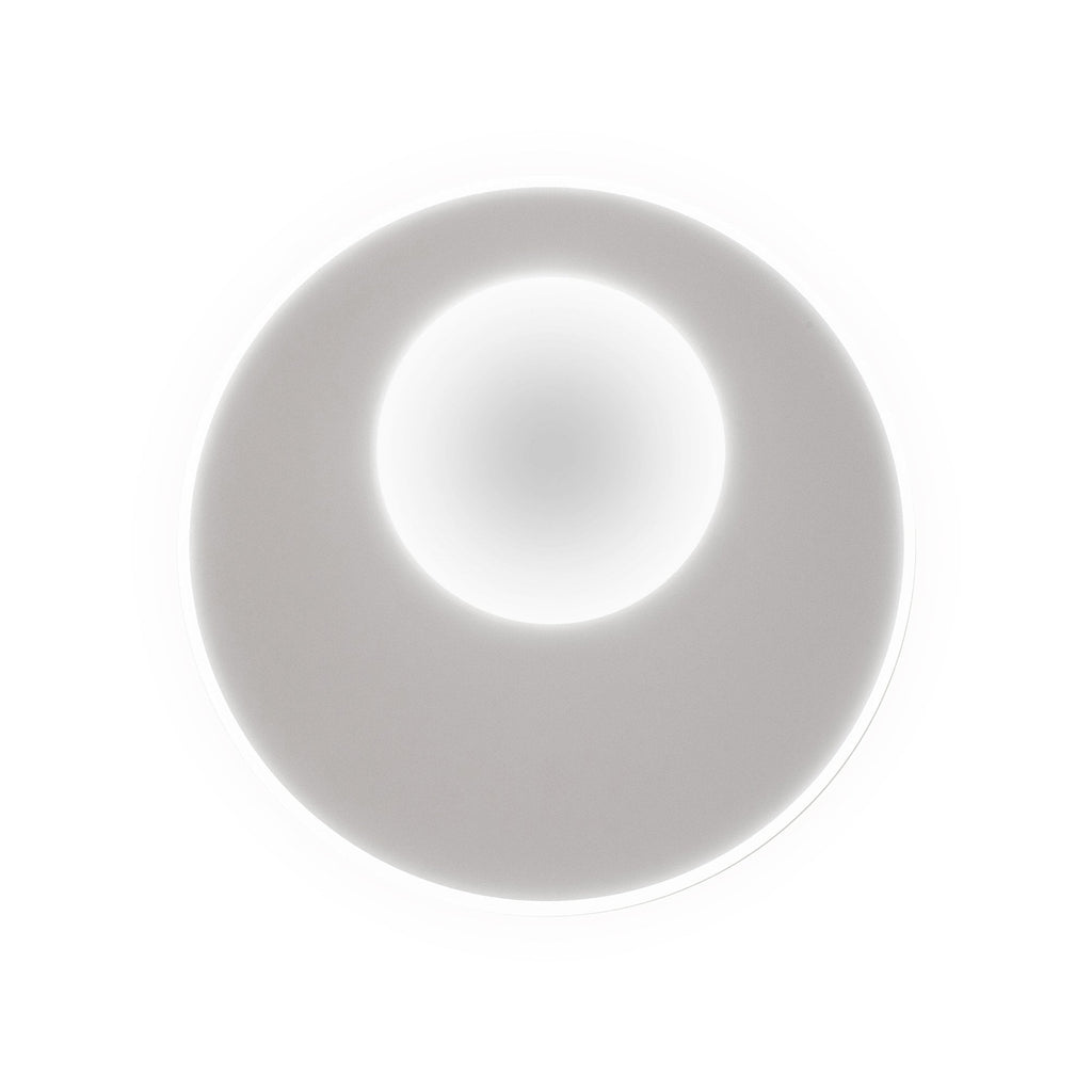 M6456 Krater Ceiling 40cm Round 36W LED 3000-6000K Tuneable Remote Control White