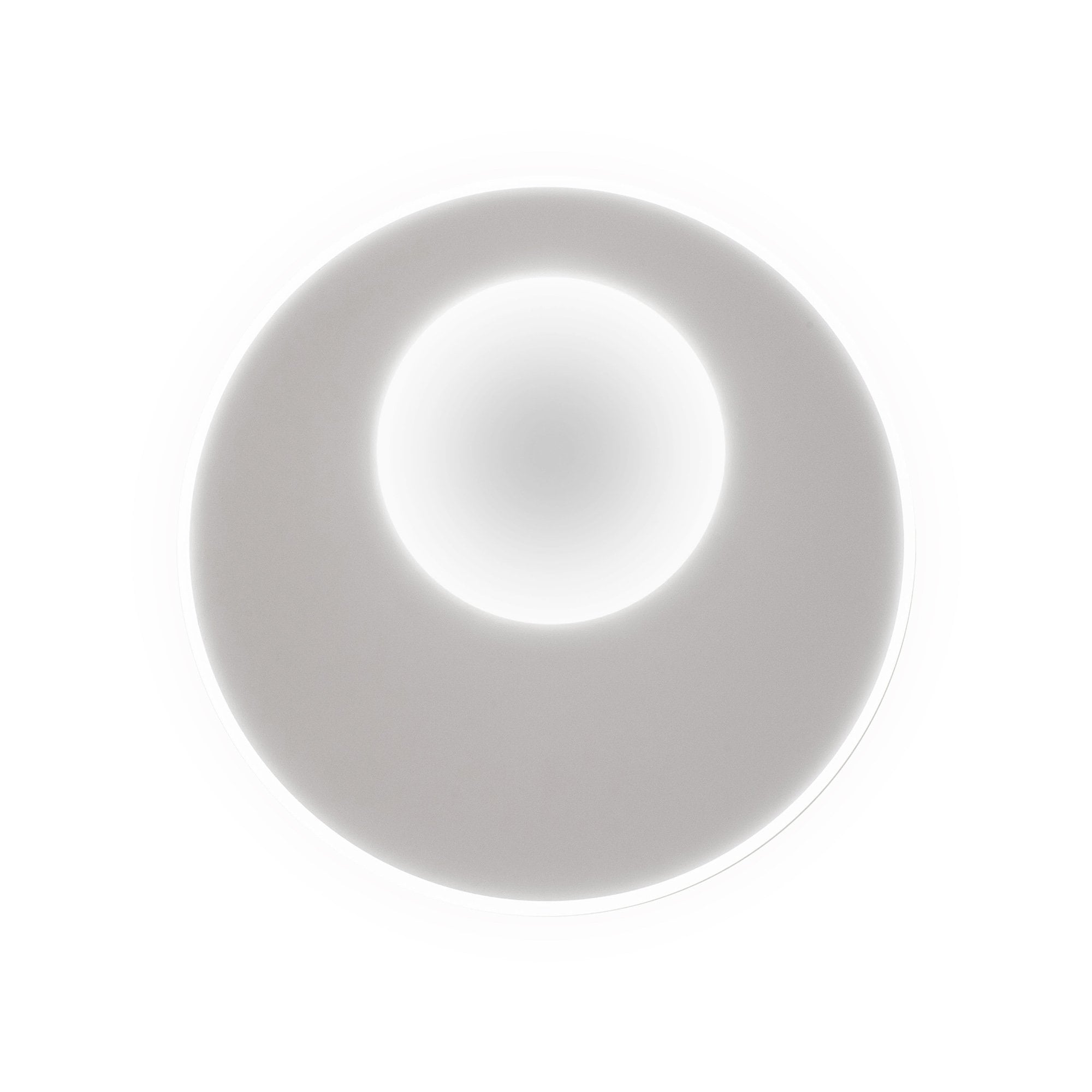 M6456 Krater Ceiling 40cm Round 36W LED 3000-6000K Tuneable Remote Control White