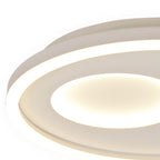 M6456 Krater Ceiling 40cm Round 36W LED 3000-6000K Tuneable Remote Control White