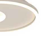 M6456 Krater Ceiling 40cm Round 36W LED 3000-6000K Tuneable Remote Control White