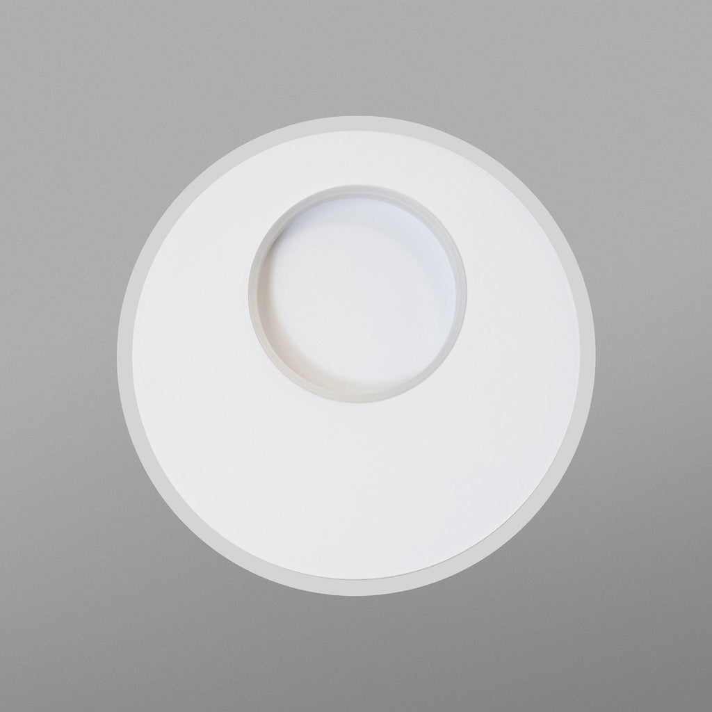 M6456 Krater Ceiling 40cm Round 36W LED 3000-6000K Tuneable Remote Control White