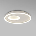 M6456 Krater Ceiling 40cm Round 36W LED 3000-6000K Tuneable Remote Control White