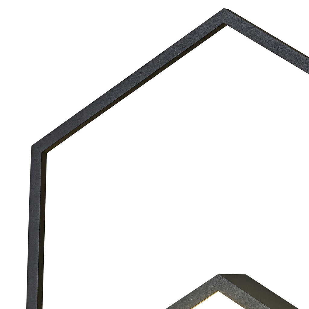 M7596 Kubick Ceiling/Wall Light 32W LED Black