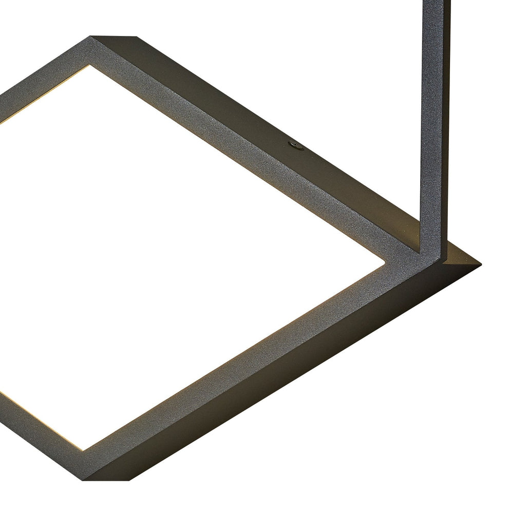 M7596 Kubick Ceiling/Wall Light 32W LED Black