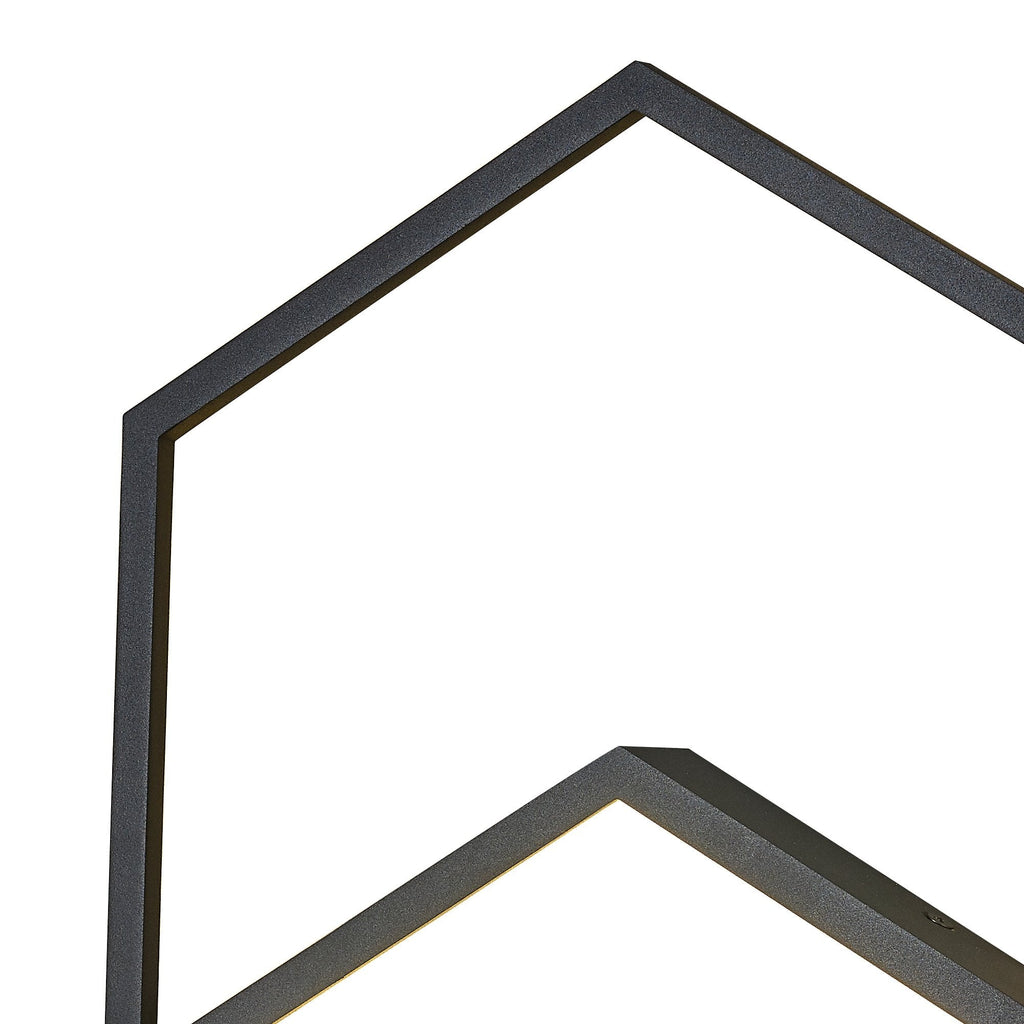 M7593 Kubick Ceiling/Wall Light Dimmable 24W LED Black