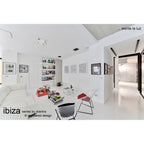M5250 Ibiza Flush Ceiling Light 4 Head Backlit Light 40W LED Square Satin Nickel