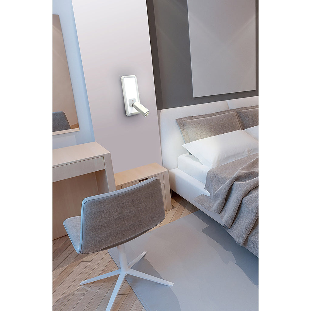 M5250 Ibiza Flush Ceiling Light 4 Head Backlit Light 40W LED Square Satin Nickel