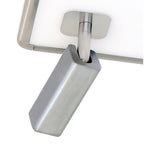 M5250 Ibiza Flush Ceiling Light 4 Head Backlit Light 40W LED Square Satin Nickel