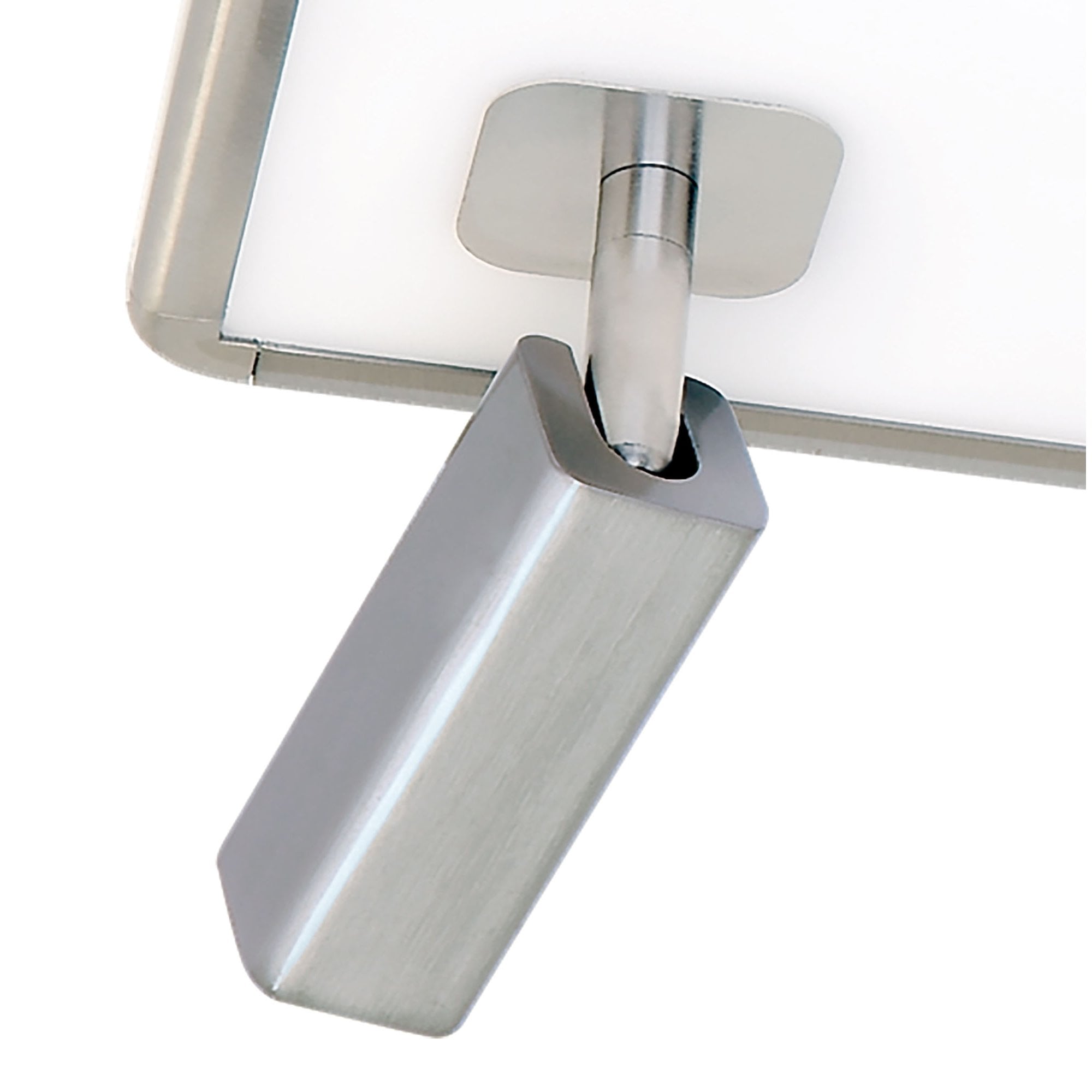 M5250 Ibiza Flush Ceiling Light 4 Head Backlit Light 40W LED Square Satin Nickel