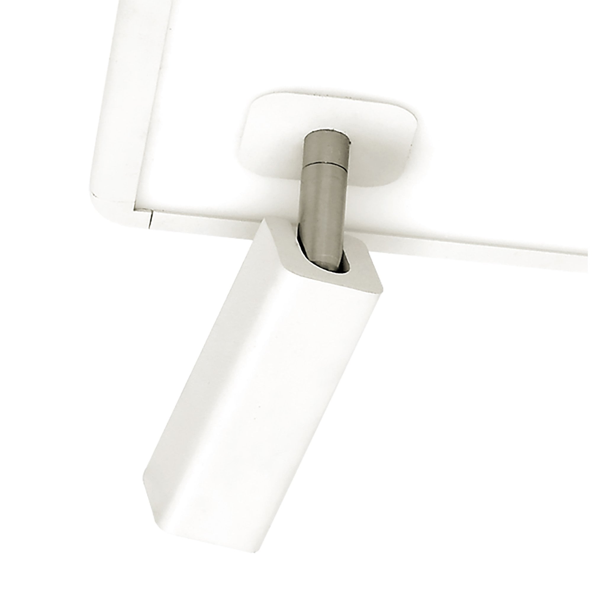 M5251 Ibiza Flush Ceiling Light 4 Head Backlit Light 4x5W+20W LED Square White