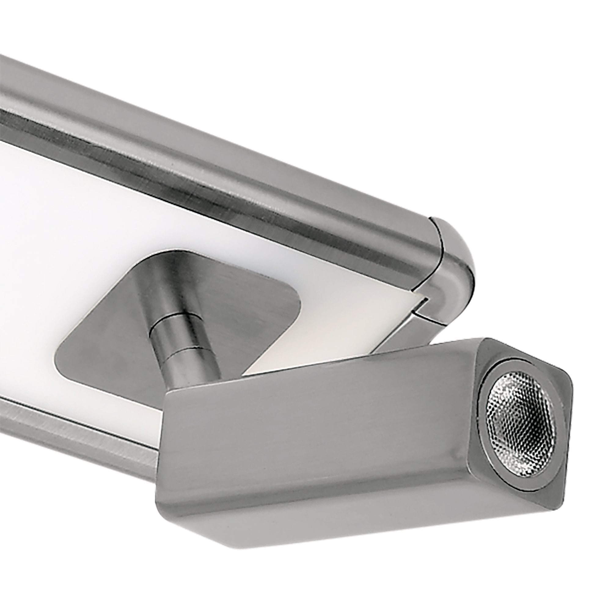 M5252 Ibiza Flush Ceiling Wall 3 Head Backlit Light 30W LED Satin Nickel
