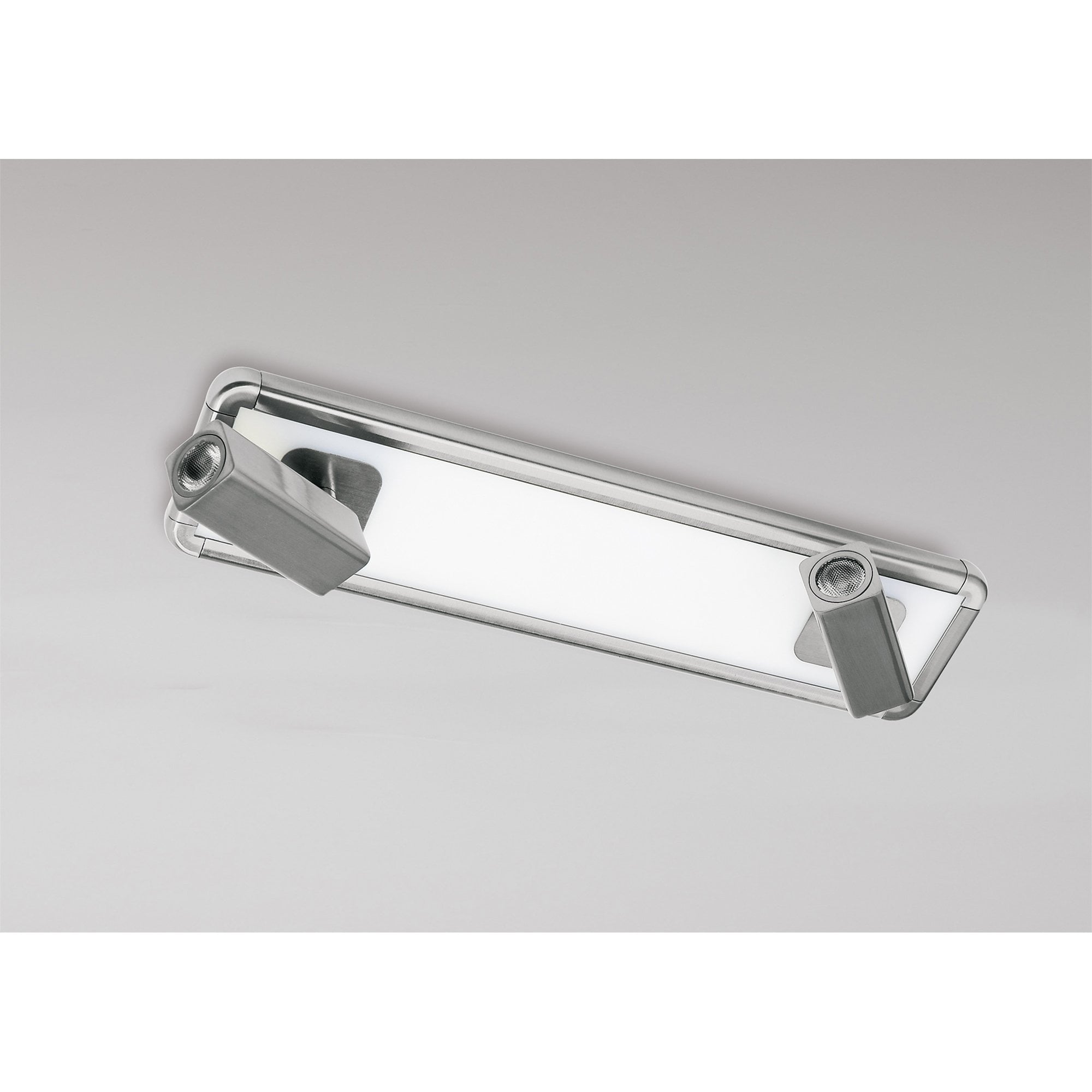 M5254 Ibiza Flush Ceiling Wall 2 Head Backlit Light 20W LED Satin Nickel