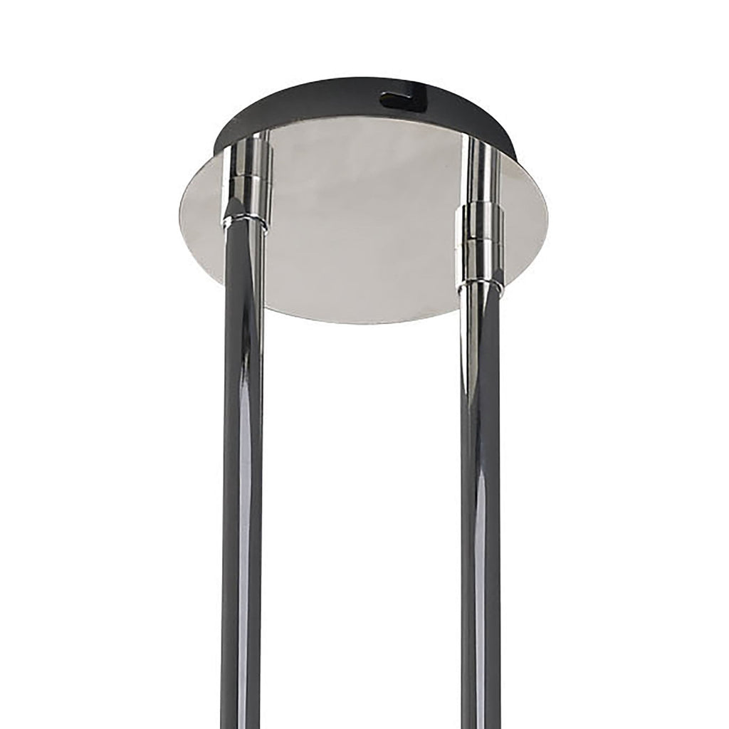 M1840 Ice Rectangular Telescopic 8 Light G9 ECO Polished Chrome