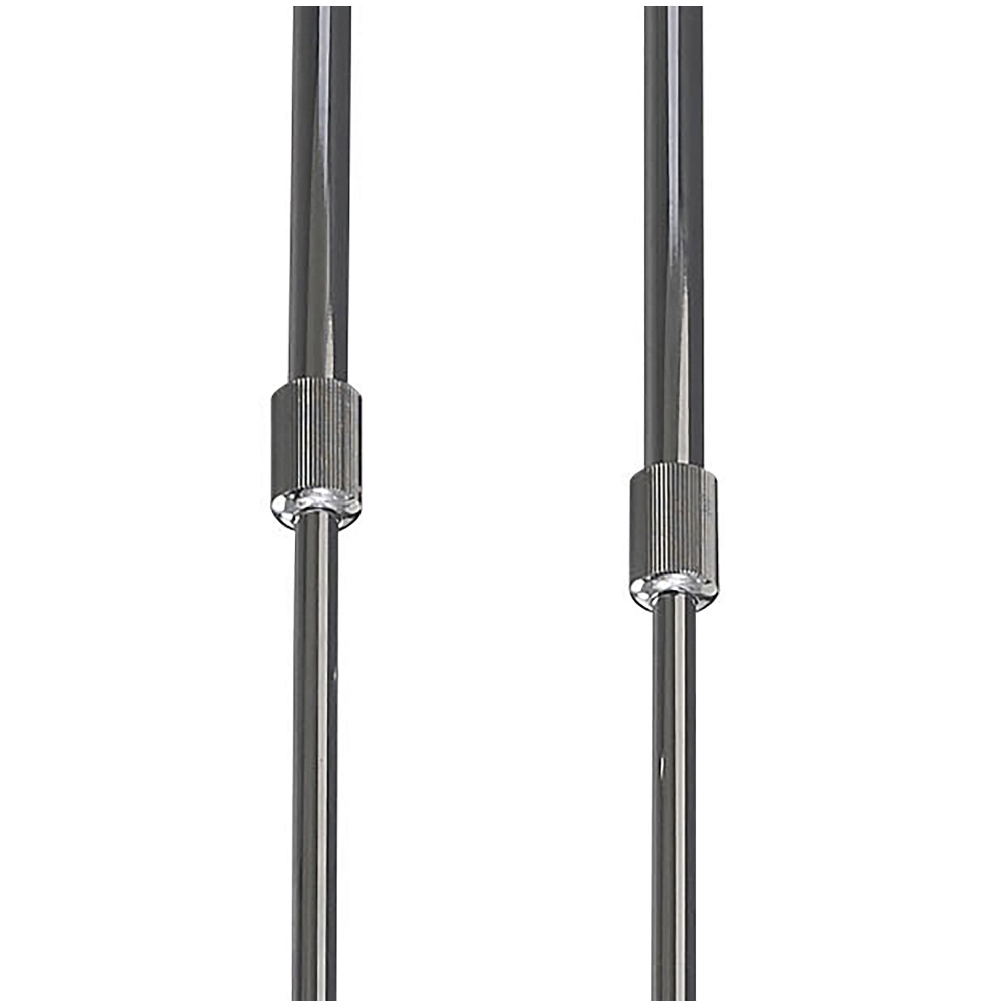 M1840 Ice Rectangular Telescopic 8 Light G9 ECO Polished Chrome