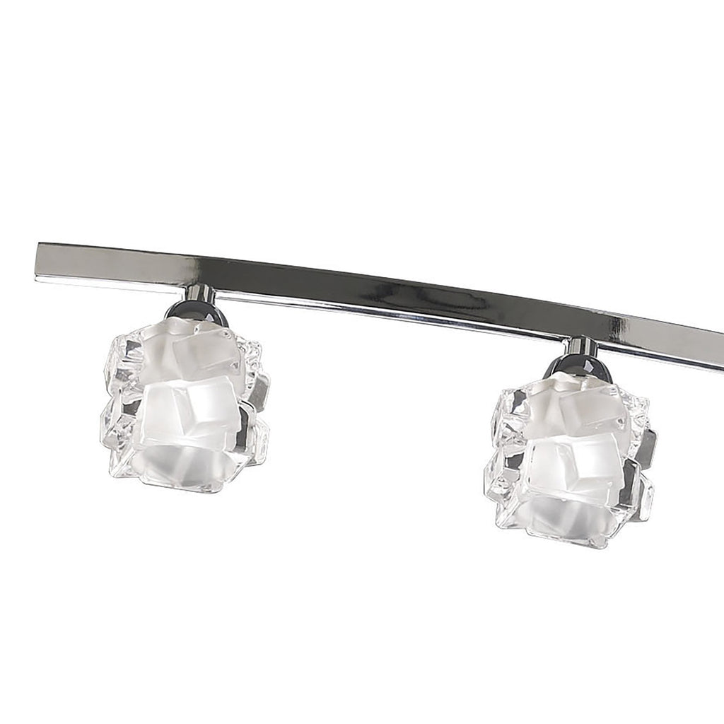 M1840 Ice Rectangular Telescopic 8 Light G9 ECO Polished Chrome